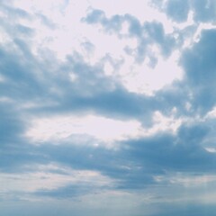 blue sky with clouds