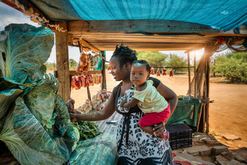 african street vendor