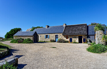 Fototapeta na wymiar Village de Meneham, Kerlouan, Finistère, Bretagne, France 