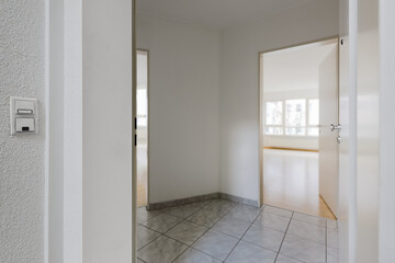 Leere Wohnung Apartment Immobilie bereit für Einzug Wohnungsbesichtigung