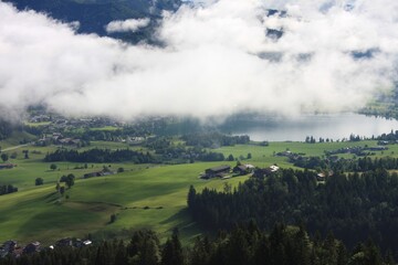 morning in the mountains