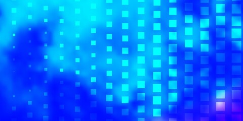 Light Pink, Blue vector pattern in square style.