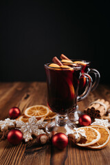 Christmas and New Year decorative composition