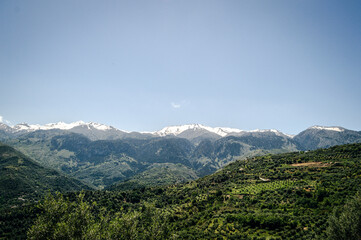 Landscape in the mountains