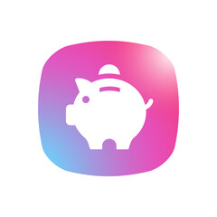 Piggy Bank - Mobile App Icon