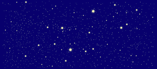 Starry sky. Vector stock illustration eps10.