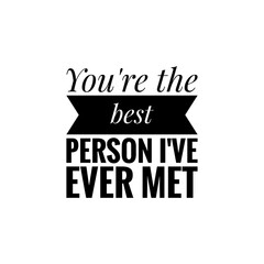 Motivational quote for postcard design / Love message