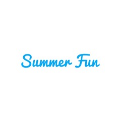 Summer Fun Word Lettering