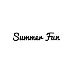 Summer Fun Word Lettering