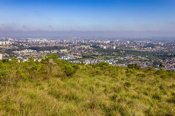 Vegetation and Porto Alegre cityview from Morro Santana