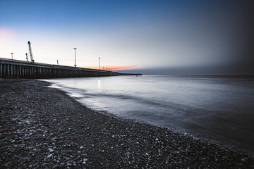 Fototapeta premium Early sunrise on the seacoast