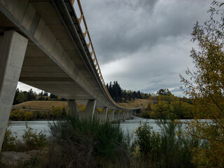 Highway 6 Bridge over the Shotover River, Queenstown Area, South Island, New Zealand