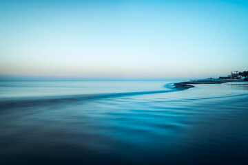 Early sunrise on the seacoast