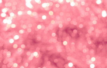 Pink bokeh background for Holidays.