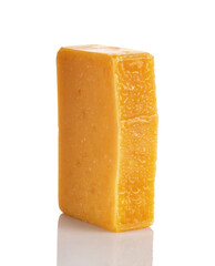 Handmade organic soap made from natural products isolated on white.