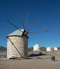 Old ruined windmill in Bodrum