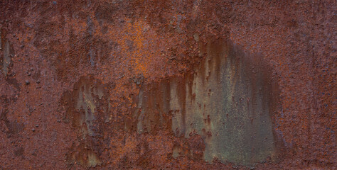 texture of rust on old grunge metal surface background