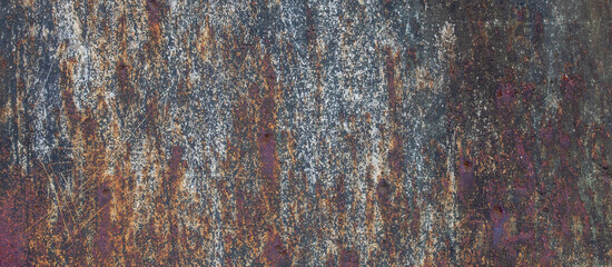 texture of rust on old grunge metal surface background