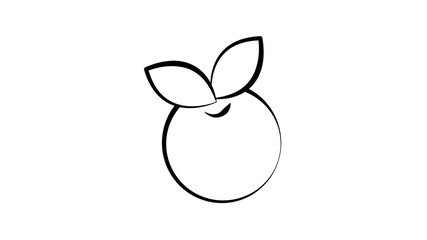 cranberry on a white background, red berry, vector illustration. berry black and white in pencil drawing style. sugar cranberry, marsh berry, harvested by the gardener. housekeeping