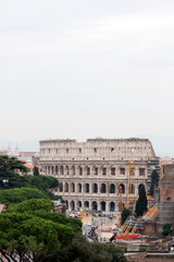 Coliseo, Colosseo o Anfiteatro Flavio en la ciudad de Roma, pais de Italia
