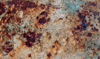 texture of rust on old grunge metal surface background