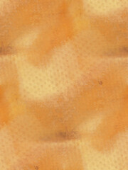 Seamless old paper texture in fall tones. Watercolor or ink stains. 