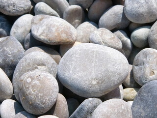 stones on the beach