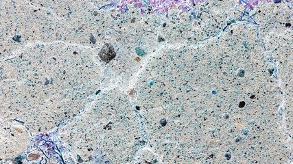 Earth Crash Effect. Horizontal Abstract Concept. 