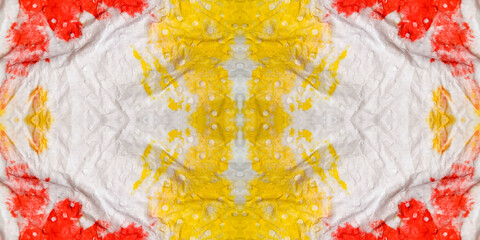 Tie Dye Shirt. Simple  Watercolor Fabric. Tie 