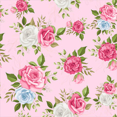 Elegant floral seamless pattern