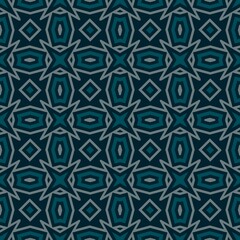 Fototapeta premium Blue, pattern geometric design for business card, invitation, template cover design