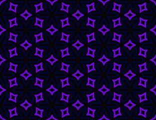Blue and black seamless pattern with simple geometric ornate for brand, product, gift or card background