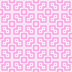 Pink pattern with geometric vintage elements, young background