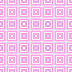 Pink pattern with geometric vintage elements, young background