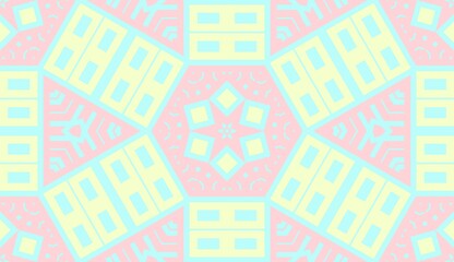 Pink pattern, simple texture for young girl invitation card, beautiful flat geometric, floral cover background