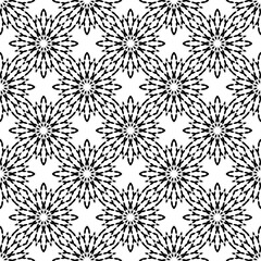 Black and white pattern with geometric form, monochrome, simple texture