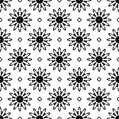 Black and white pattern with geometric form, monochrome, simple texture