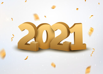 2021 new year logo happy premium banner eve. Vector 2021 new year event design