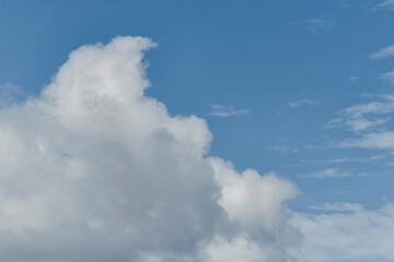 Clouds in blue sky