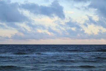 Clouds over the ocean as seen from the Gulf Coast of the Gulf of Mexico