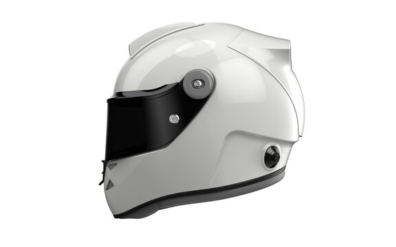 F1 Racing Helmet Mockup 3