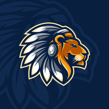 Lion mascot design