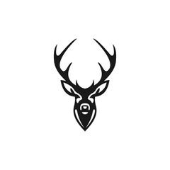 deer logo designs, template, and vector