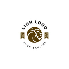 Obraz premium Lion Head Logo