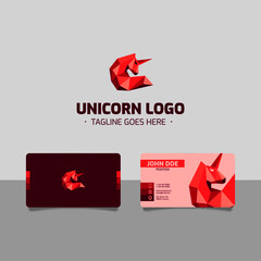 Unicorn Logo and Business Card