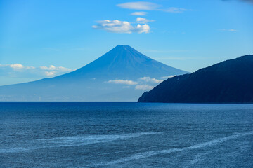 富士見海岸通りからの富士山