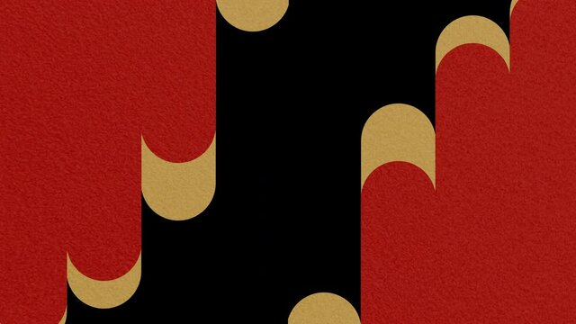 おしゃれでかっこいいトランジション動画素材セット。赤と緑の動画の切り替え効果6点。3種類2パターン。