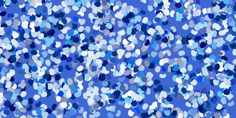 Light purple vector backdrop with chaotic shapes.