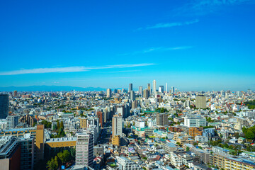Obraz premium 【文京シビックセンターより】東京都内、都市景観/池袋方面