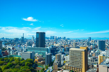 Obraz premium 【文京シビックセンターより】東京都内、都市景観/新宿・副都心方面